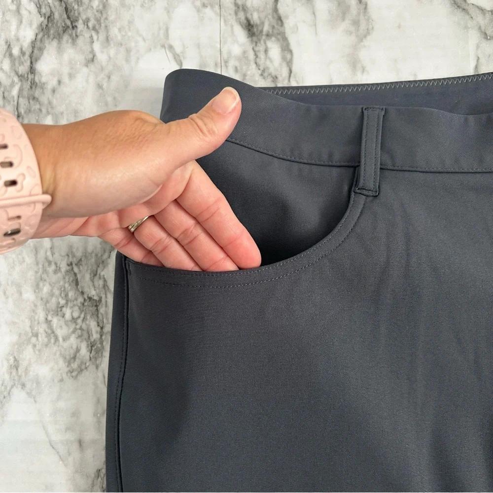 Vuori Men's 34 x30 Meta Pant Athletic performance Slim Fit V430-S Charcoal Grey - Picture 7 of 16